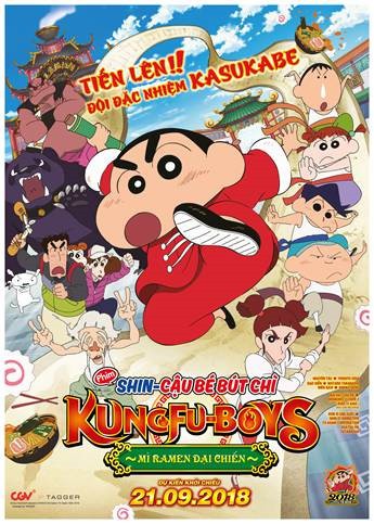 Shin – Cậu Bé Bút Chì: Kungfu Boys – Mì Ramen Đại Chiến